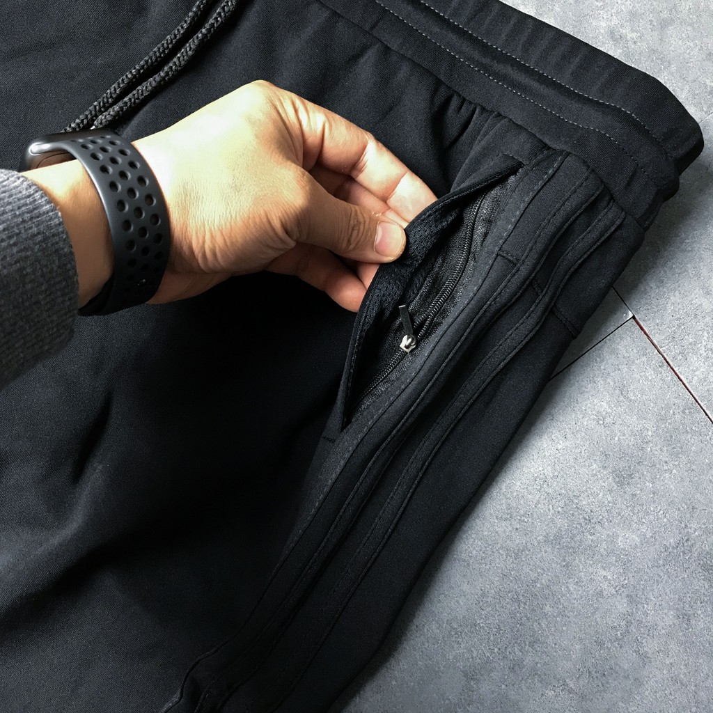 Quần 3 sọc đen thể thao dáng suông M13 | BigBuy360 - bigbuy360.vn