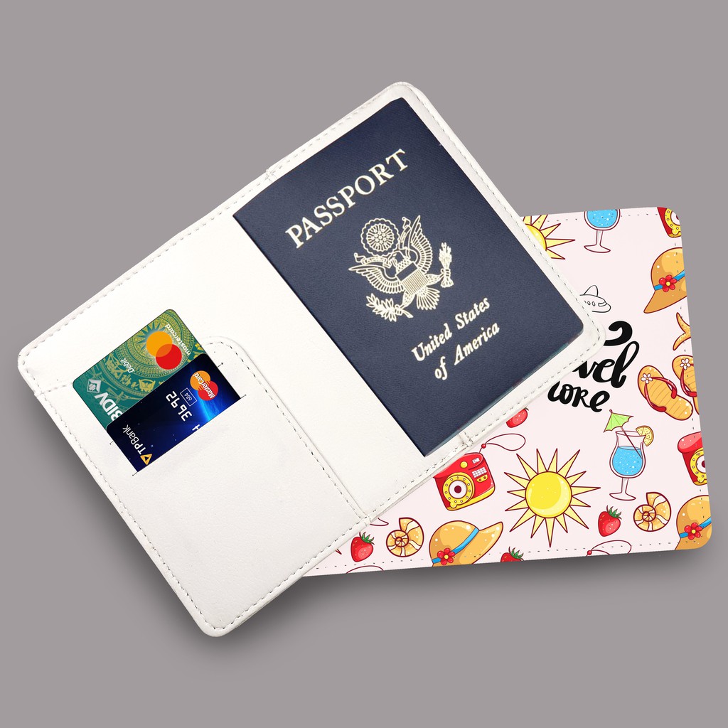 Bao Da Hộ Chiếu - CUTE - Ví Đựng Passport Thời Trang - PPT005