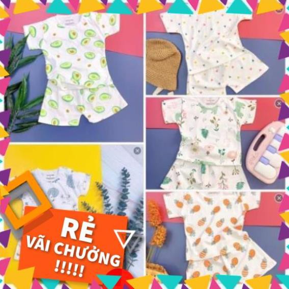 Combo 25 bộ cộc cotton, vải quảng châu cài vai hàng đẹp ( sỉ)