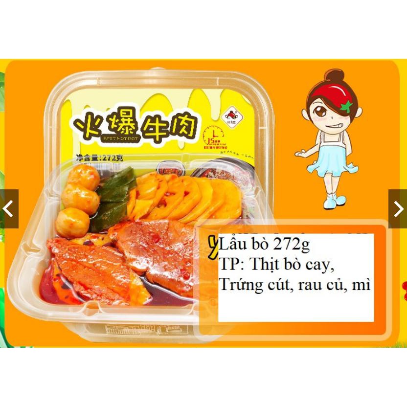 ( LẨU TỰ SÔI ) - LẨU BÒ 272G