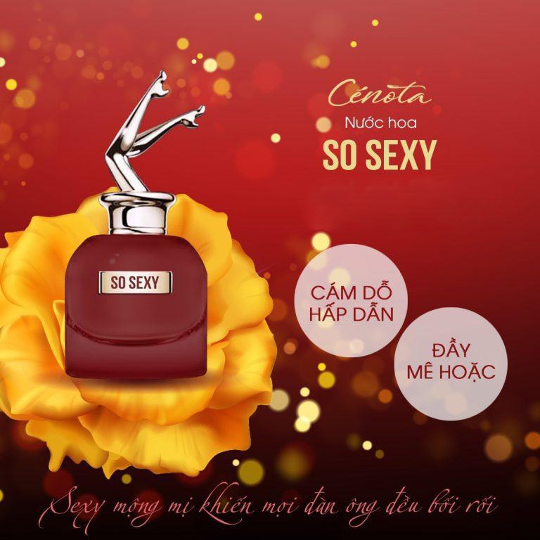 Nước hoa nữ Cénota So Sexy 60ml, nước hoa nữ lưu hương lâu, quyến rũ - mã PG12 | BigBuy360 - bigbuy360.vn
