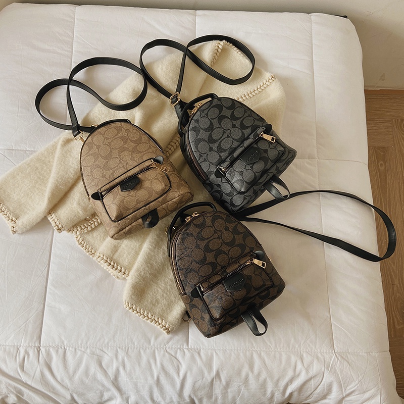 Coach_Ba lô Túi xách nữ nhỏ Túi xách da PU sang trọng Túi đeo vai nữ Túi đeo chéo lớn