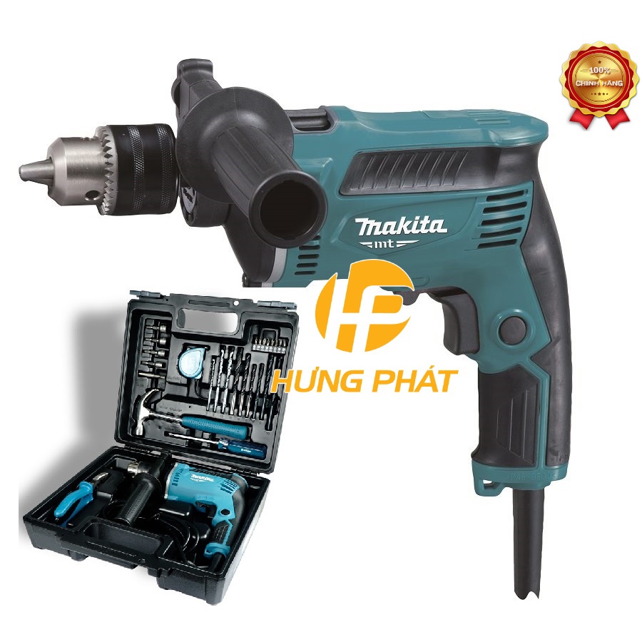 Máy khoan Makita M8103KX2B 13mm 430w (kèm 26 phụ kiện)