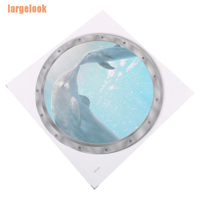 Tường Cá Heo Đại Dương 3d