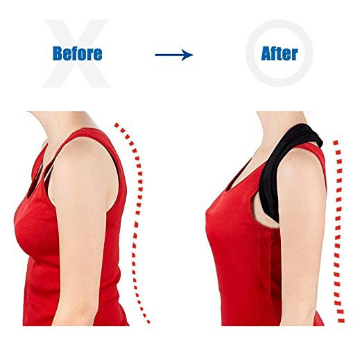 Đai điều chỉnh vai chống lệch vai lưng và cột sống đai điều chỉnh lưng có tấm lót bảo vệ an toàn hiệu quả