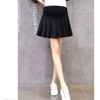 Chân váy xếp ly bầu - có ảnh thật