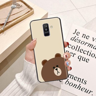Ốp lưng Samsung A70 Silicon dẻo hình Gấu Nâu Cute