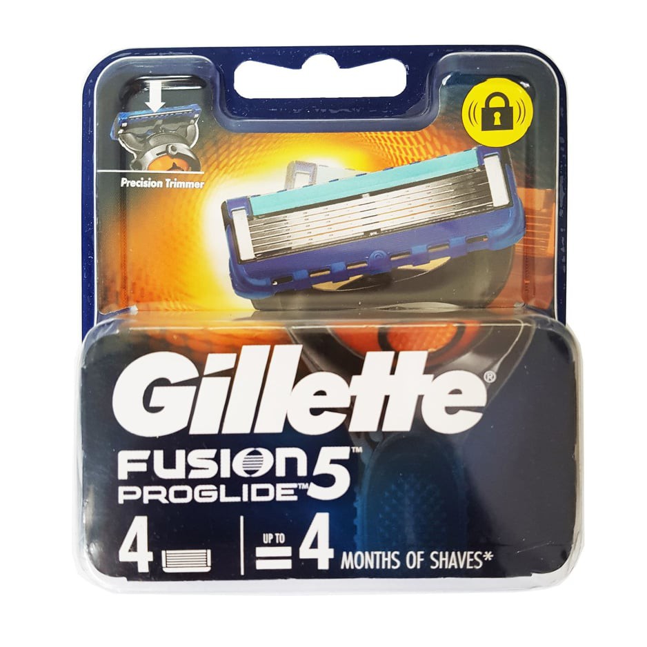 Hộp 4  lưỡi dao cạo râu Gillette Fusion Proshield/Fusion Proglide/Gillette Fusion