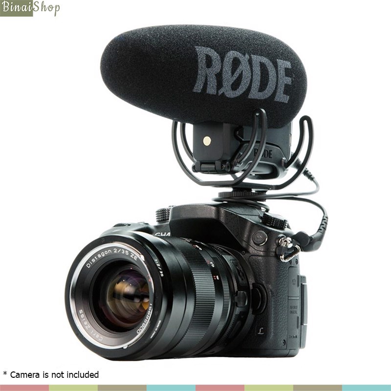 [Mã ELHACE giảm 4% đơn 300K] Rode Videomic Pro - Micro Shotgun Cho Máy Ảnh, Máy Quay, Siêu Nhẹ, Pin 70 Giờ Liên Tục