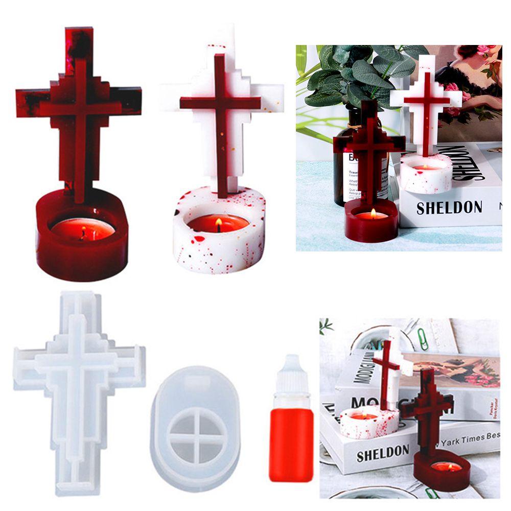 LAKAMIER Khuôn Làm Nến Thủ Công DIY Bằng Silicone Tiện Lợi