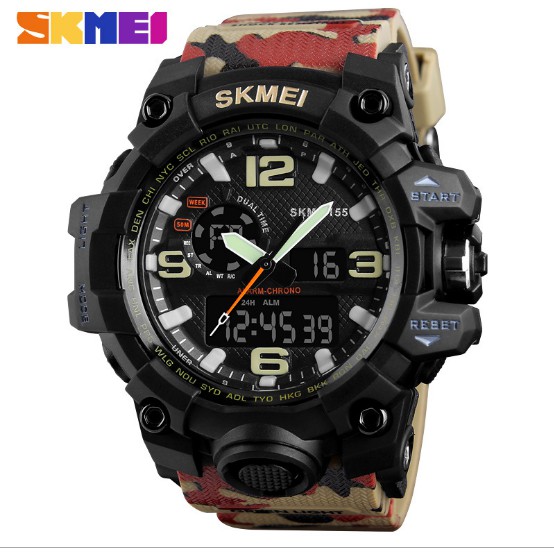 Đồng hồ thể thao Nam Nữ SKMEI 1155 phiên bản camo Limited