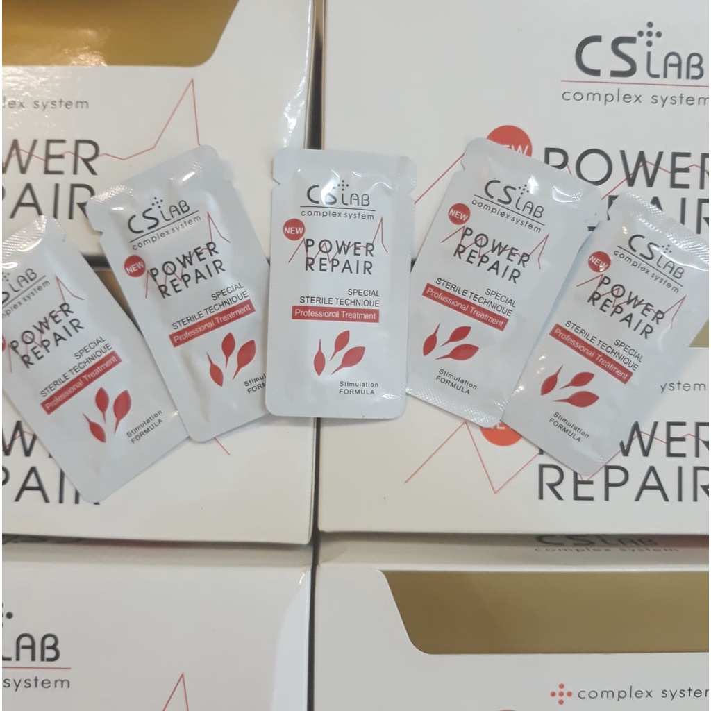 Hộp 100 gói Dưỡng Cslab Power Repair Hàn, dưỡng kích bong môi mày sau xăm