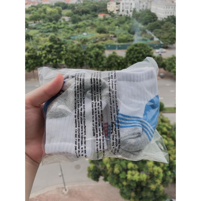 Set 3 đôi tất len Bé Trai  tất mùa đông  tất chống trơn trượt