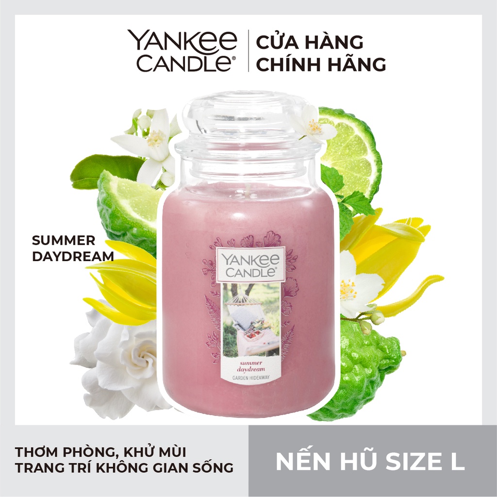 Nến hũ Yankee Candle size L - Summer Daydream