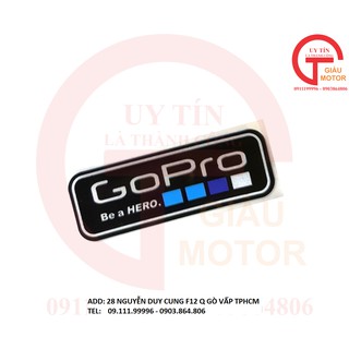 [GIÁ RẺ] TEM- TEM PHẢN QUANG DÁN TRANG TRÍ XE MÁY CHỮ GOPRO NỀN ĐEN BỀN ĐẸP. . UY TÍN .CHẤT LƯỢNG