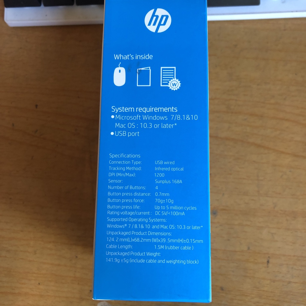 chuột gaming Hp S600.