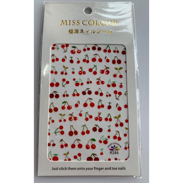 Sticker Hình Quả Đẹp Mẫu Mới - Trang Trí Dán Móng Tay Lạ và Đẹp - Lẻ 1 Cái