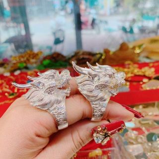 Nhẫn rồng Phú Lê - bạc ta 925