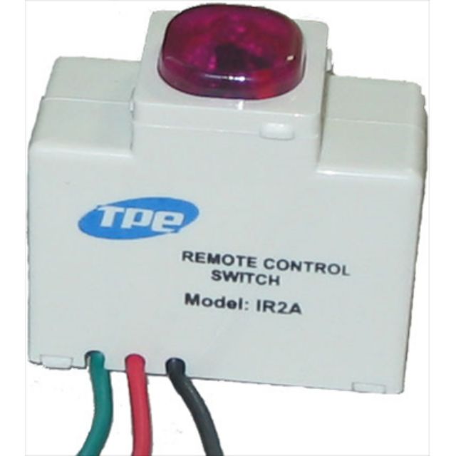 Điều khiển từ xa on/off cho 1 thiết bị. Bật tắt bằng điều khiển từ xa của TV, CD… bằng sóng hồng ngoại IR2A