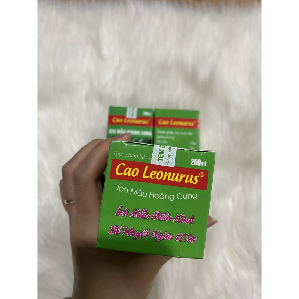 Cao Leonurus - ÍCH MẪU HOÀNG CUNG hộp 200ml - Ích mẫu điều kinh, bổ huyết ngừa u xơ