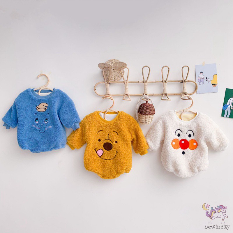 Bộ Áo Liền Quần Thời Trang Mùa Đông Cho Bé