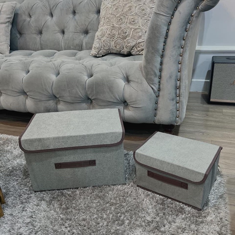 Combo set 2Hộp Đựng Đồ Đa Năng Đựng Quần Áo Bằng Vải