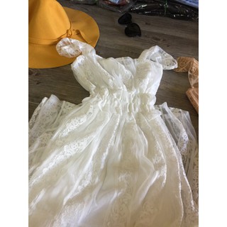 Váy maxi ren tiểu thư