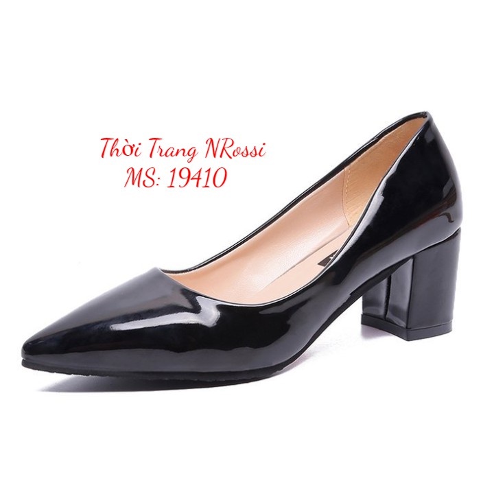 Giày cao gót  công sở gót vuông sang trọng có size lơn 40 41 42 43 44