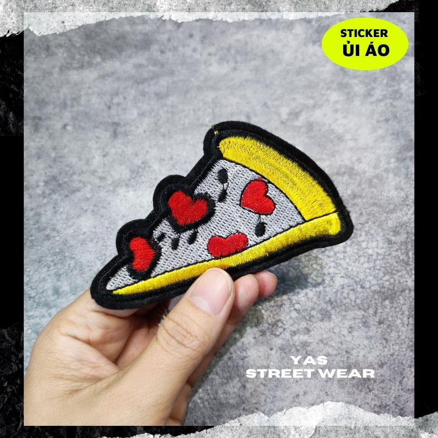 Sticker ủi áo cỡ nhỏ 3 - 4cm dùng làm miếng vá quần áo, hình thêu trang trí quần áo, balo, giày, túi xách