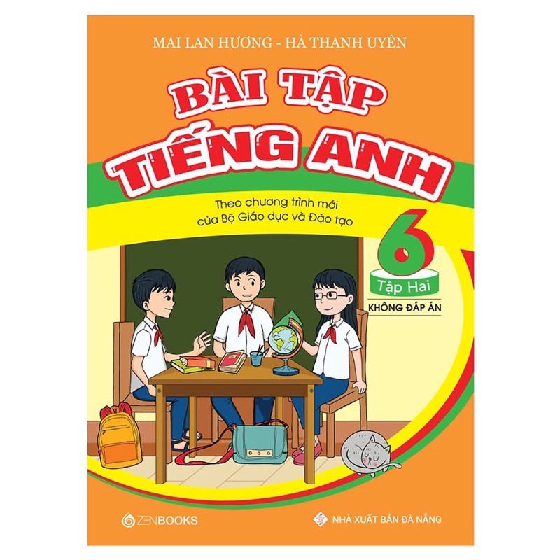 Sách - (Trọn bộ 2 tập) Bài Tập Tiếng Anh Lớp 6 (Không Đáp Án)