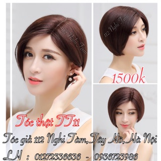 Tóc bộ làm từ sợi tóc thật, siêu nhẹ và mát
