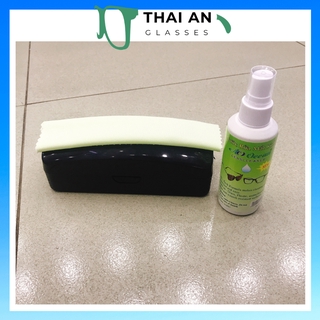 khăn hộp kính cận kính mát nước rửa kính- mắt kính thái an