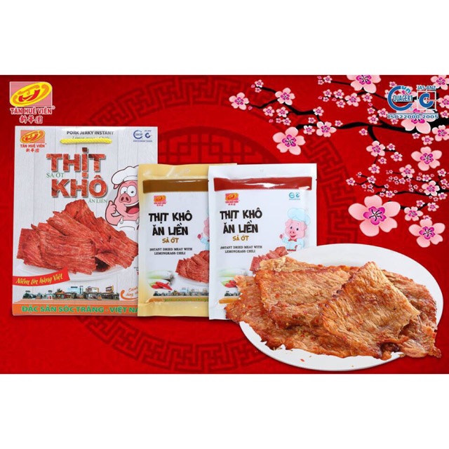 Khô thịt heo xả ớt Tân Huê Viên