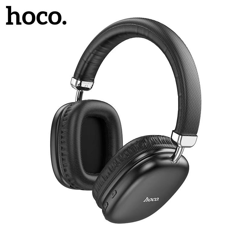 Tai Nghe Chụp Tai Hoco W35 - Pin Siêu Trâu 40h, Bluetooth V5.3, Kiểu Dáng Sang Trọng - BH 1 Năm