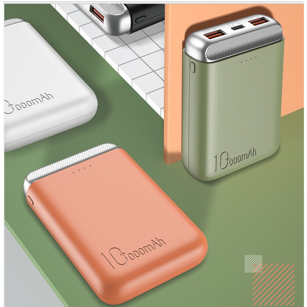 Pin Sạc Dự Phòng Chính Hãng 10000 mAh Power Bank Rock P71 Hỗ Trợ Sạc Nhanh PD | WebRaoVat - webraovat.net.vn