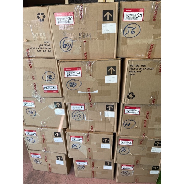 bộ lòng trái bạc zin chính hãng vario 150 indo