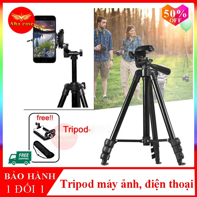 Tripod Giá Đỡ Điện Thoại 3 Chân Đa Năng làm gậy chụp hình - Tripod máy ảnh dùng để Quay Phim, livestream