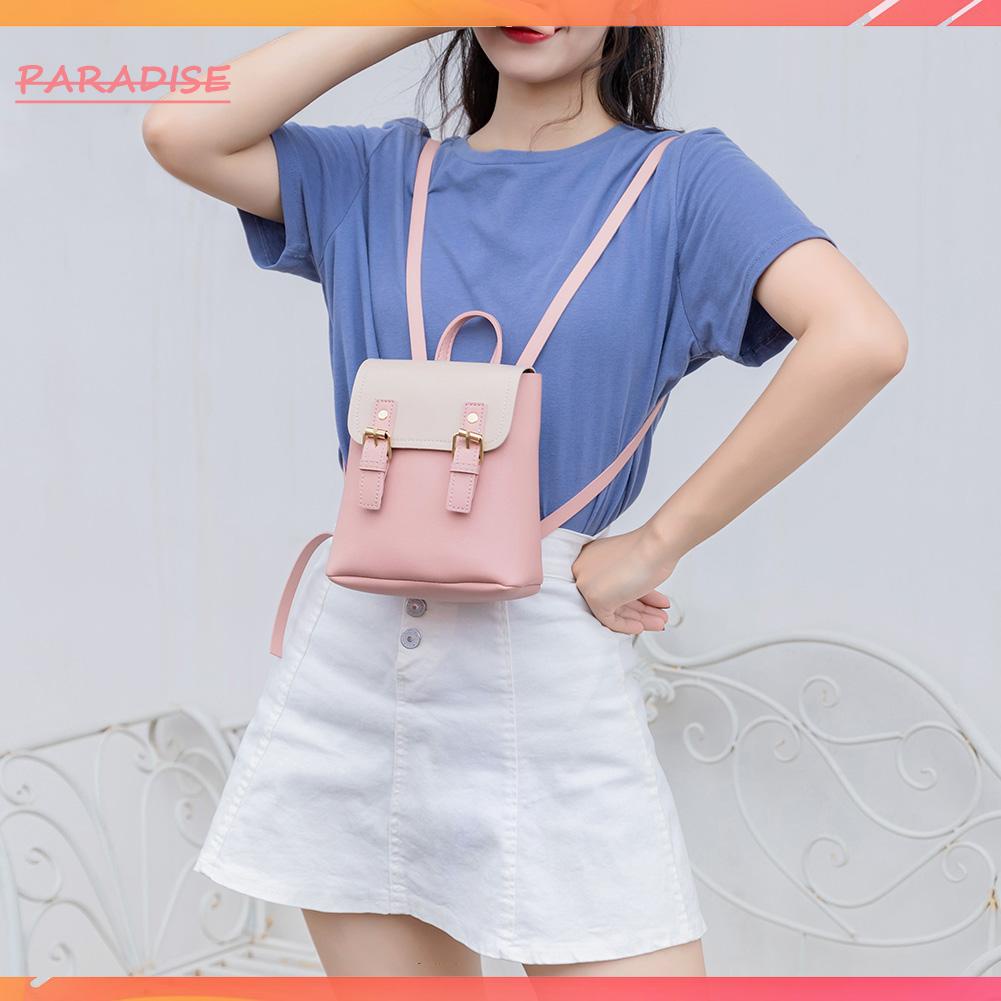 Ba Lô Mini Da PU Xinh Xắn Cho Nữ