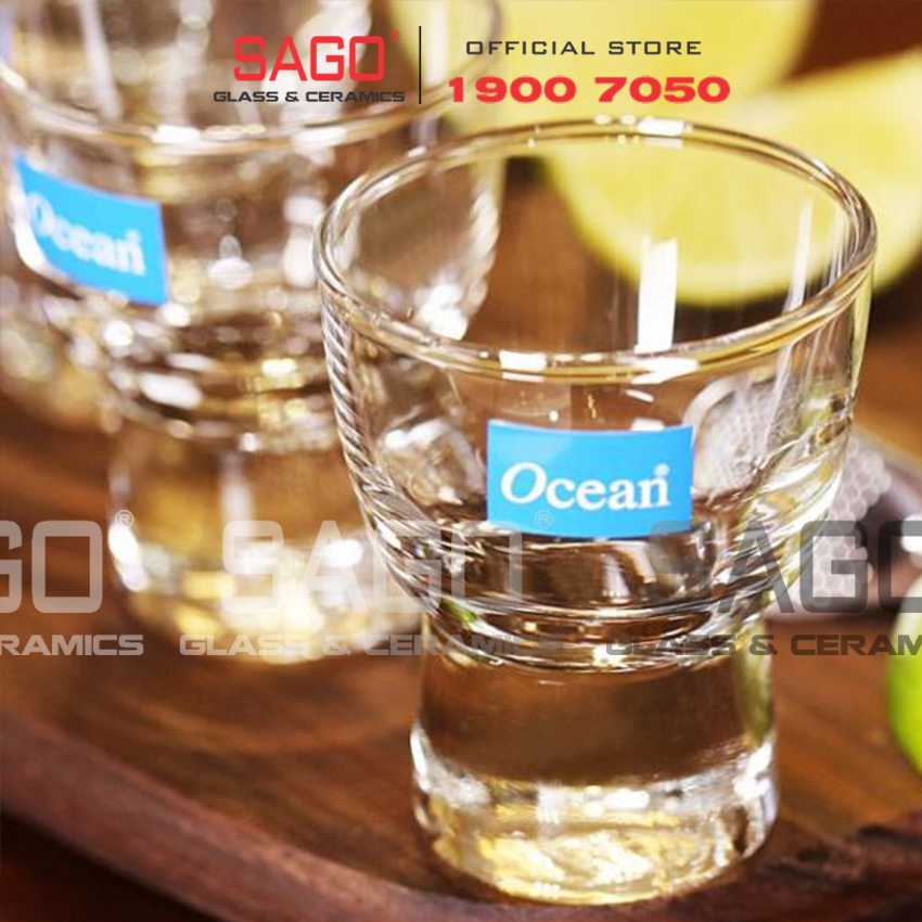 Ly Thủy Tinh Ocean Haiku Shot 60ml | B17202 , Nhập Khẩu Thái Lan