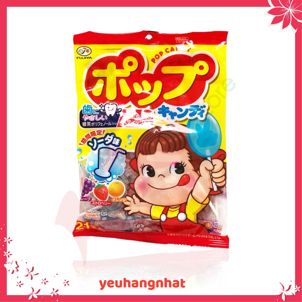 Kẹo mút Nhật không sâu răng cho bé POP CANDY 21 cây