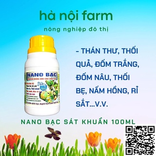 Nano bạc kháng khuẩn phòng bênh cho cây cảnh và phong lan