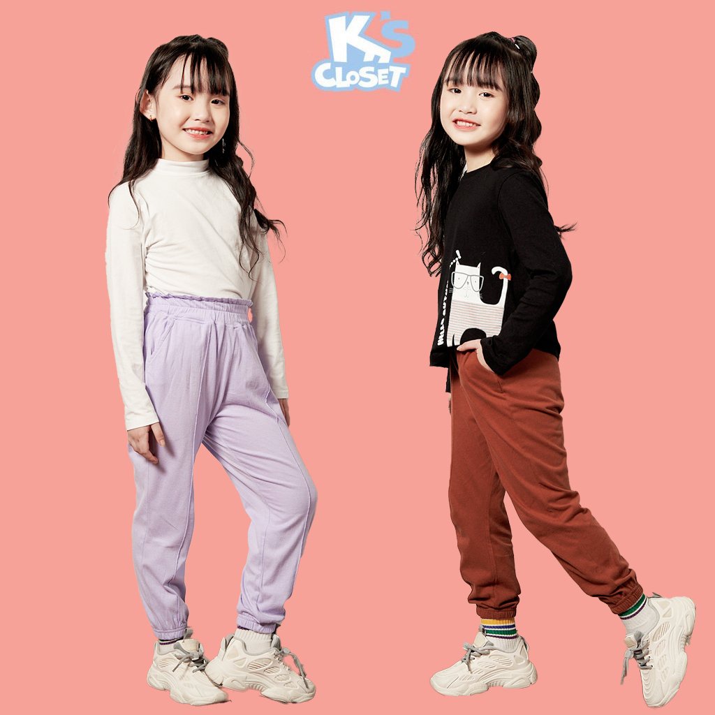 Quần Jogger K's Closet Cho Bé Gái (3- 9 Tuổi) K064ONF