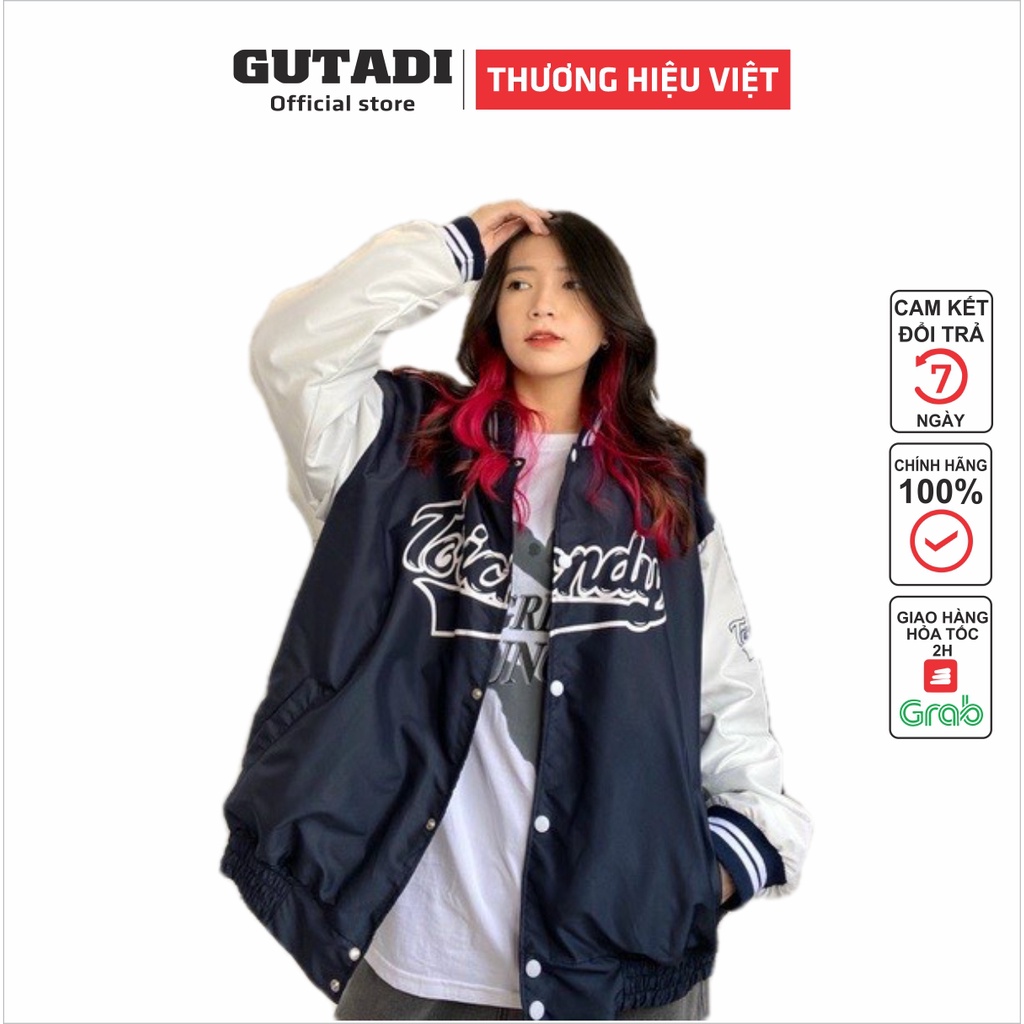 Áo Bomber Jacket TORIONDY Áo dù bóng chày 2 lớp chống nắng Unisex Nam nữ
