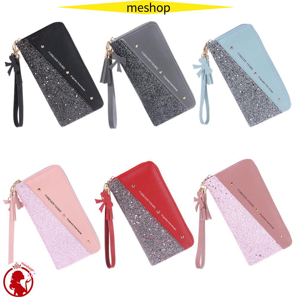 Ví Da PU Cầm Tay Dáng Dài Sức Chứa Lớn Thời Trang