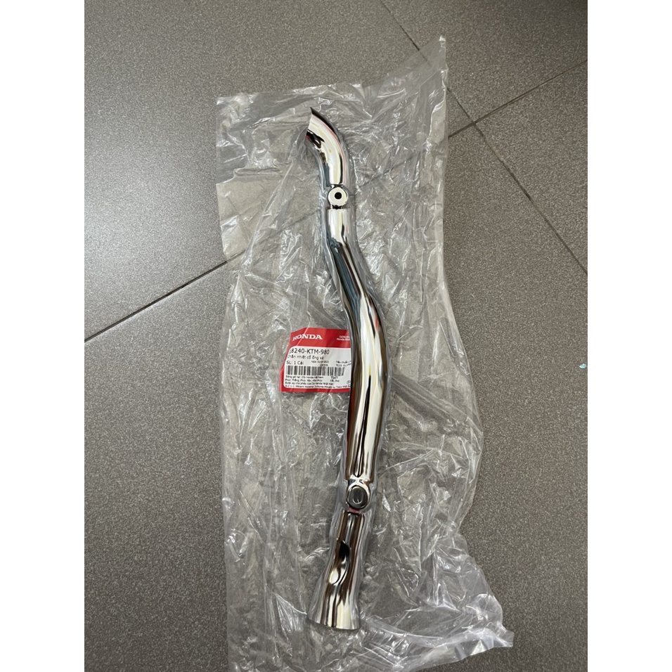 Chắn nhiệt cổ ống xả xe neo,ốp cổ bô trước xe neo 18240KTM980