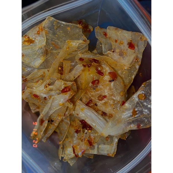 Bánh tráng phơi sương sate muối nhiễn