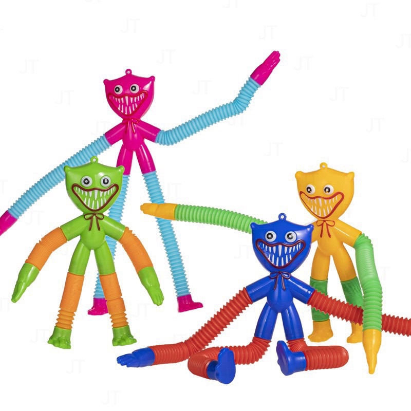 Huggy Wuggy Ống Lò Xo Biến Hình Có Đèn 2in1