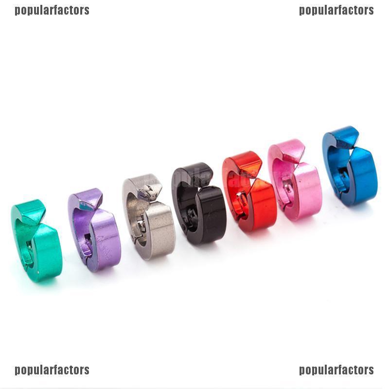 Khuyên Tai Dạng Kẹp Bằng Thép Titan Thời Trang Cho Nam Nữ