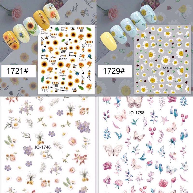 Miếng stick dán móng Hàn siêu cute dành cho Nail