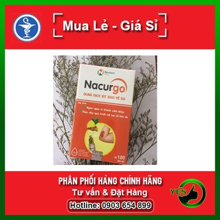 ❤ Nacurgo Dạng Xịt - Băng Vết Thương, Giúp Mau Lành Vết Thương (Chai 12ml)